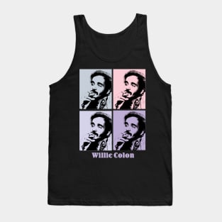 Willie Colon Smoke Pop Art Tank Top